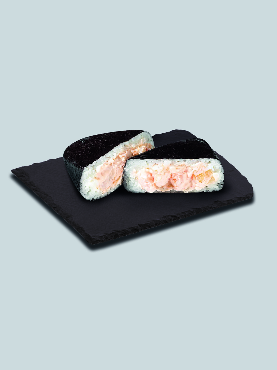 Онигири с крабом и креветкой